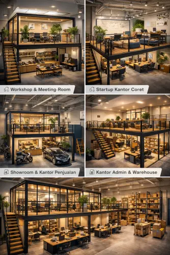 Mezzanine Ruang Kantor di Delta Mas